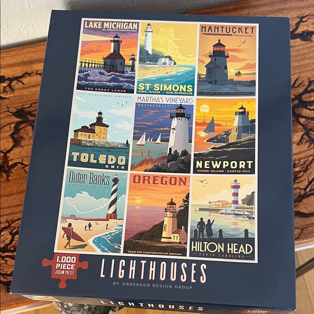 Lighthouses 1000 Piece Jigsaw Puzzle by Anderson Design Group